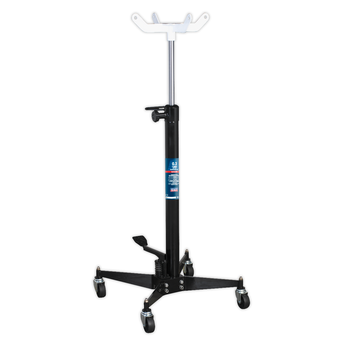 Sealey 300kg Hydraulic Vertical Transmission Jack With Quick Lift 300TRQ