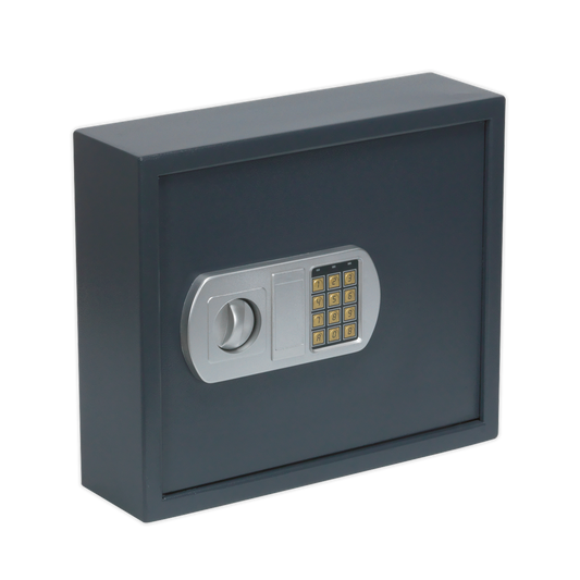 Sealey Electronic Key Cabinet Box With Twin Locking Bolts For 50 Keys SEKC50