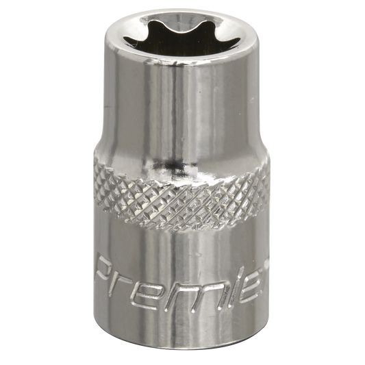 Sealey TRX-Star Socket E12 3/8" Square Drive Chrome Vanadium Steel Tool SET008