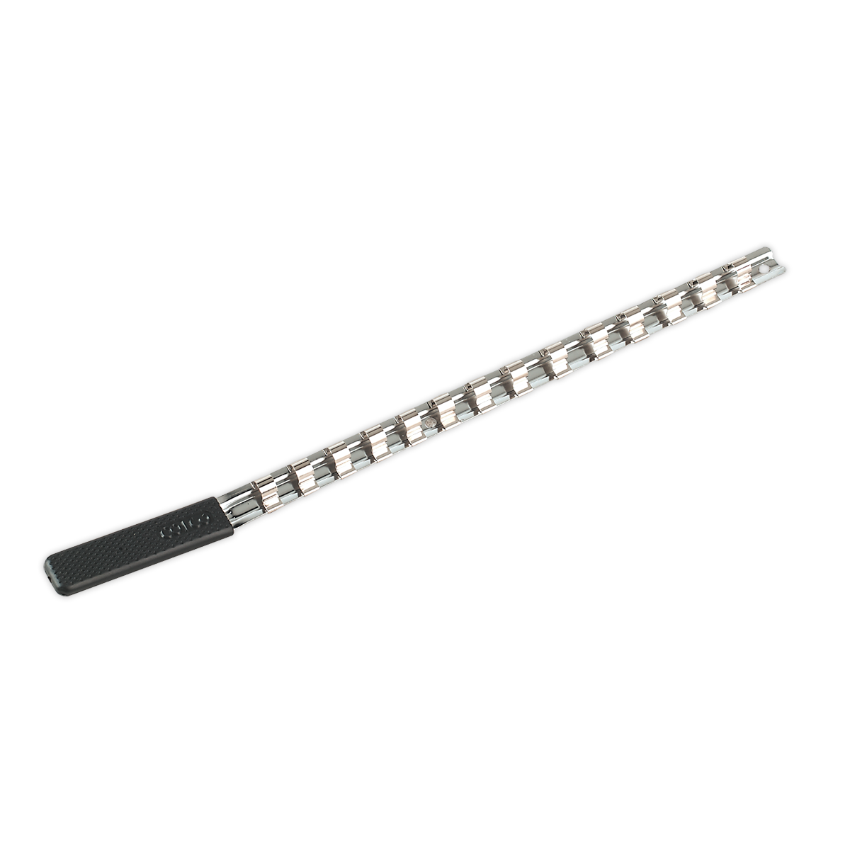 Sealey Socket Retaining Rail With 14 Clips 3/8" Square Drive Professional AK3814