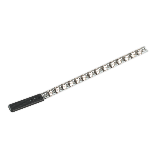 Sealey Socket Retaining Rail With 14 Clips 3/8" Square Drive Professional AK3814