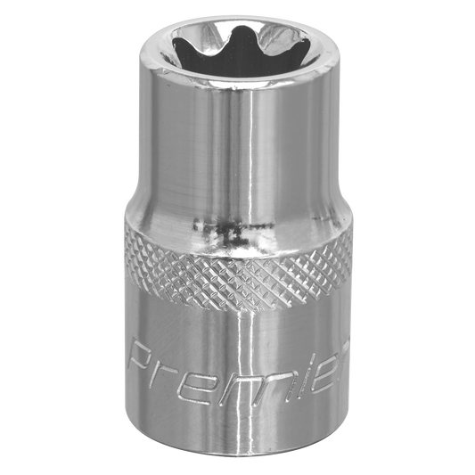 Sealey TRX-Star Socket E16 1/2" Square Drive Chrome Vanadium Steel Tool SET010