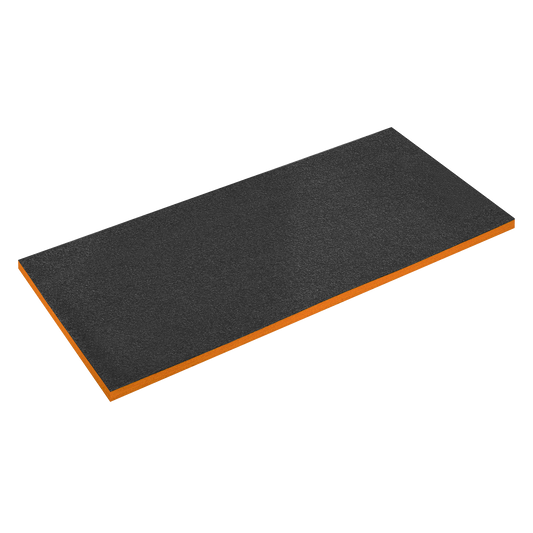 Sealey Easy Peel Shadow Foam Polyethylene Orange/Black 1200 x 550 x 30mm SF30OR
