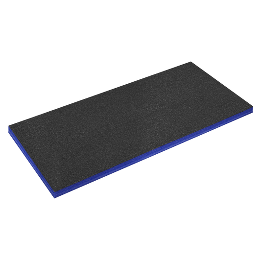 Sealey Easy Peel Shadow Foam Polyethylene Blue/Black 1200 x 550 x 50mm SF50B
