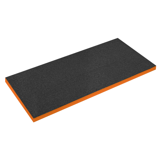 Sealey Easy Peel Shadow Foam Polyethylene Orange/Black 1200 x 550 x 50mm SF50OR
