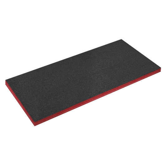 Sealey Easy Peel Shadow Foam Polyethylene Red/Black 1200 x 550 x 50mm SF50R