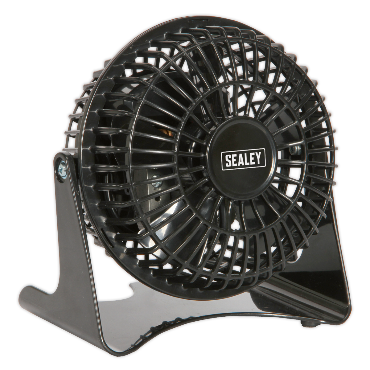Sealey 240V 4" Mini Desk Fan Ergonomically Designed With 3-Pin Plug SFF04