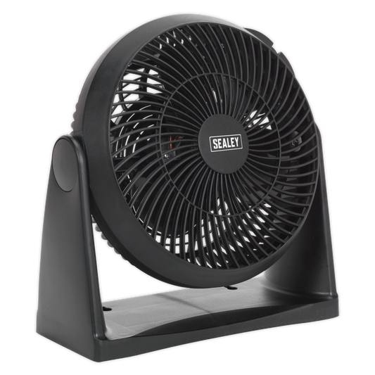 Sealey 240V 8" Desk/Floor 3 Speed Fan With Wall Mounting 3-Pin Plug SFF08