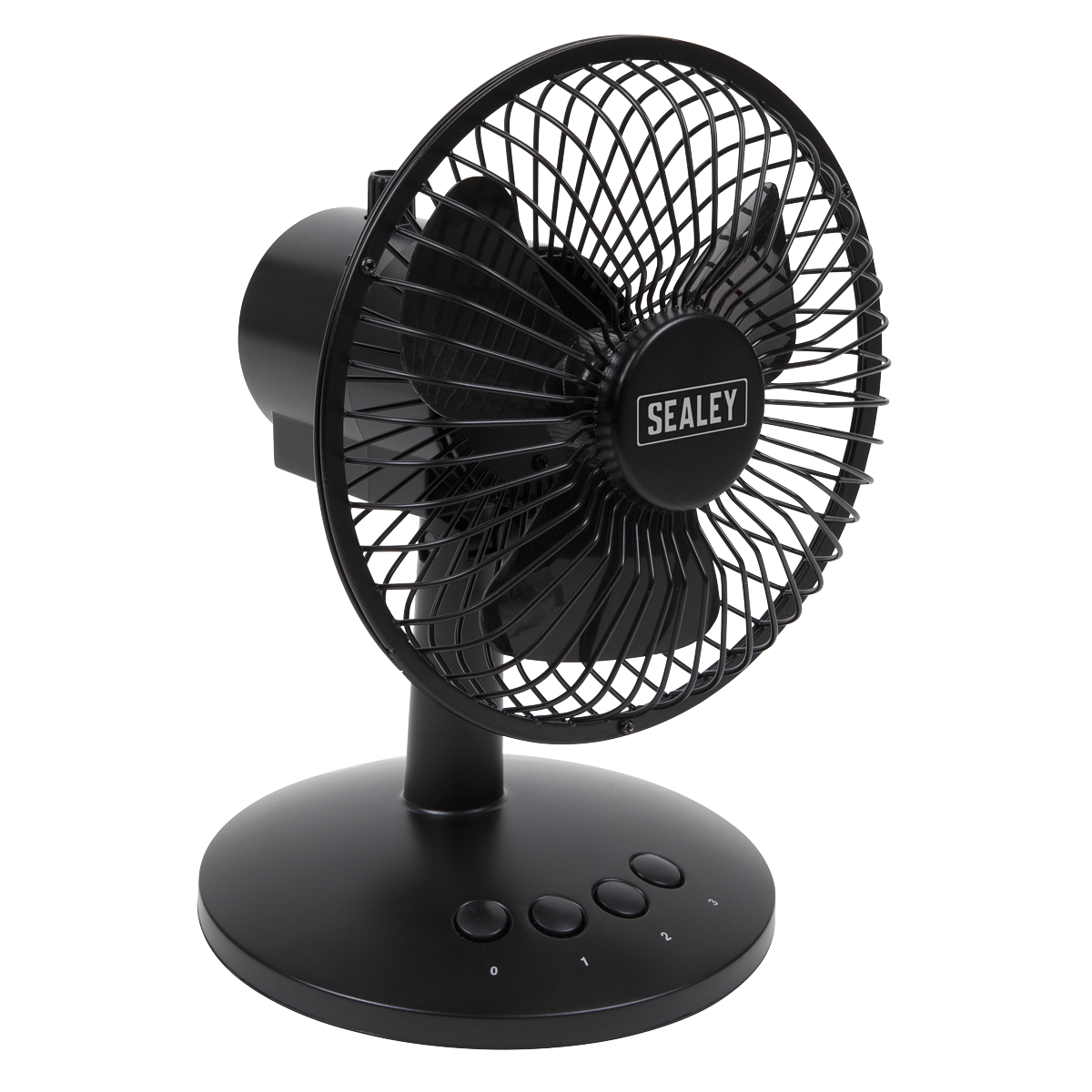 Sealey 6" Oscillating USB 3 Speed Desk Fan Brushless Motor - Black SFF6USB