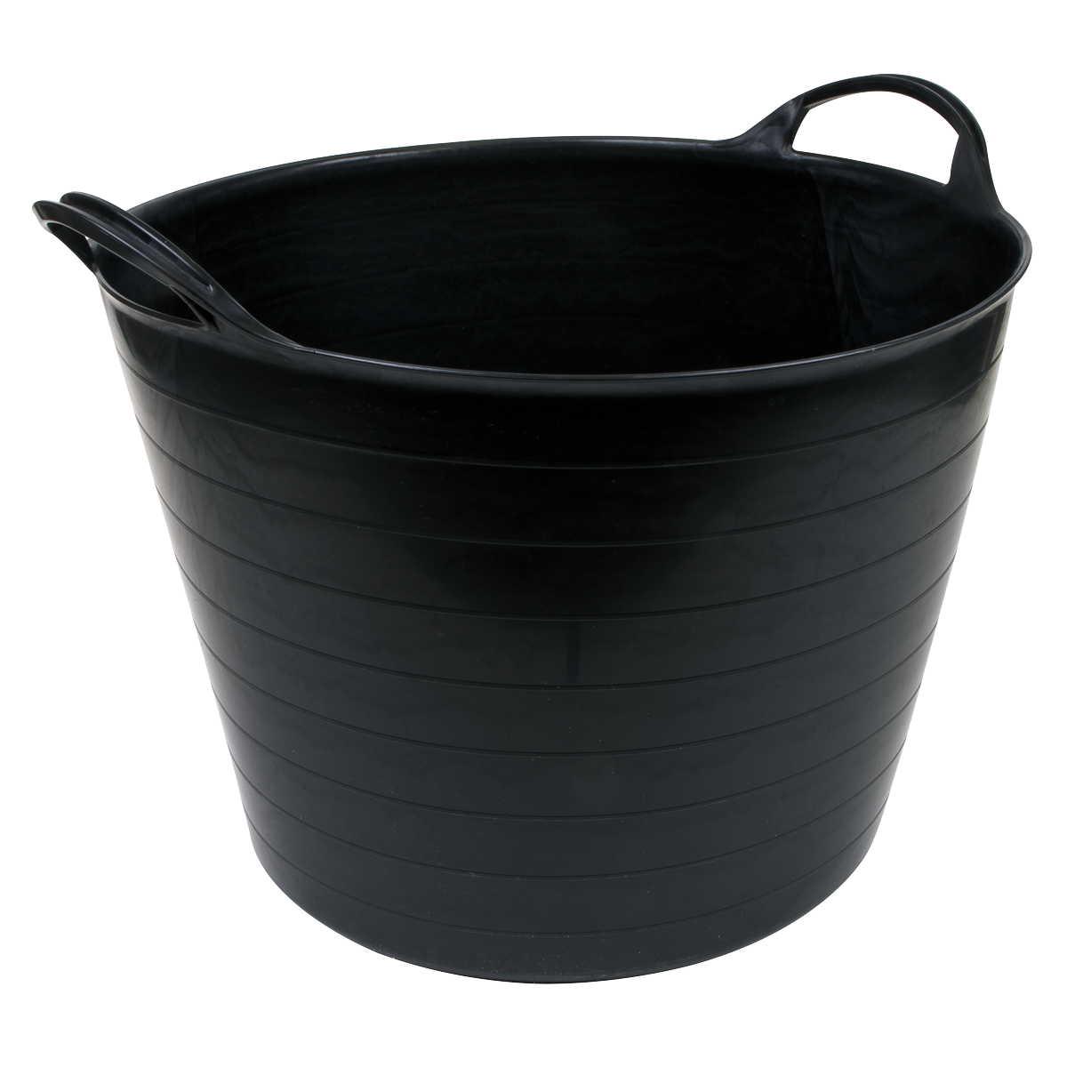 Sealey 40L Heavy Duty Polyethylene Flexi Tub Flexible Construction - Black SFT40