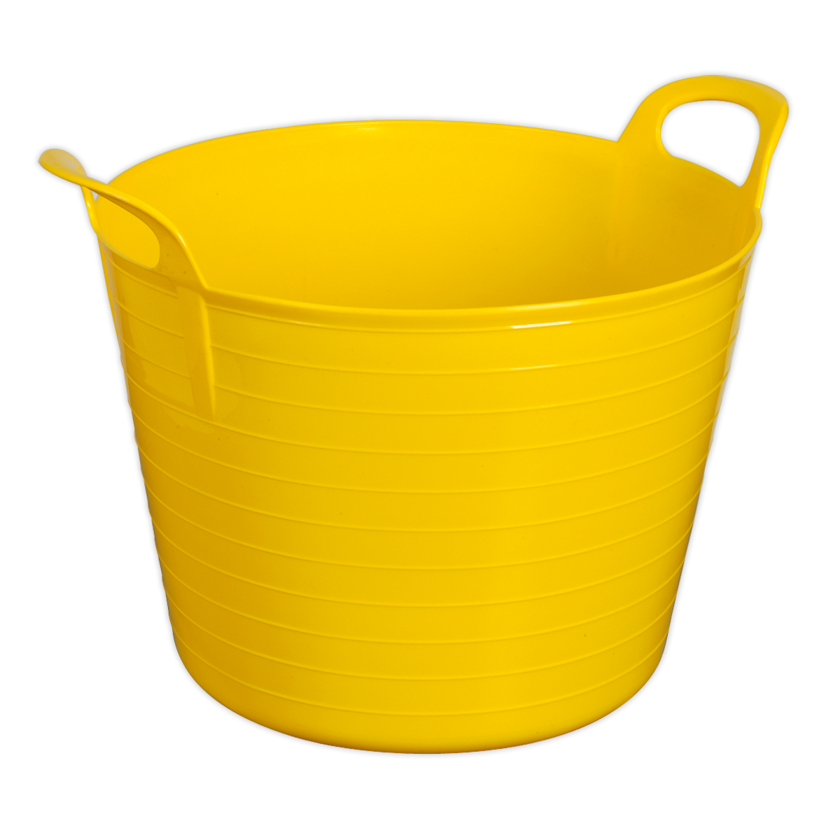 Sealey Heavy Duty 40L Flexi Tub With Strong Carry Handles 40 Litre Yellow SFT40Y