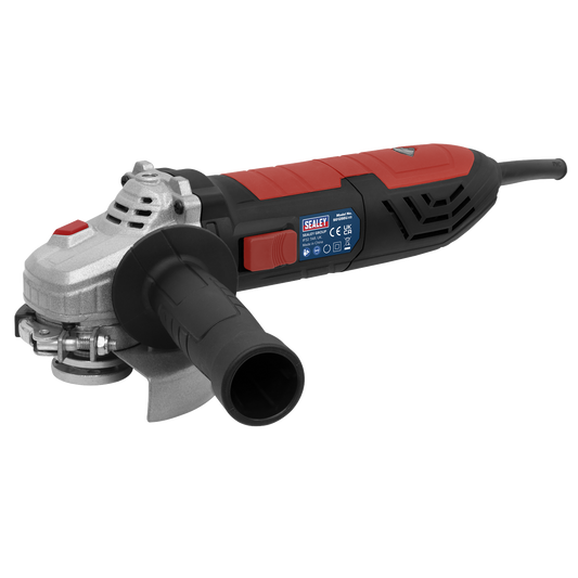 Sealey Angle Grinder With Side Handle 125mm 1000W/230V Schuko Plug SG125EU