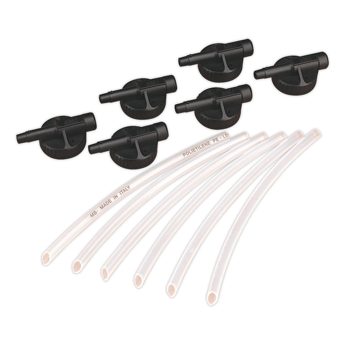 Sealey Disposable Heads & Tubes For Model SG14D Injector - Pack of 6 SG14D/ACC
