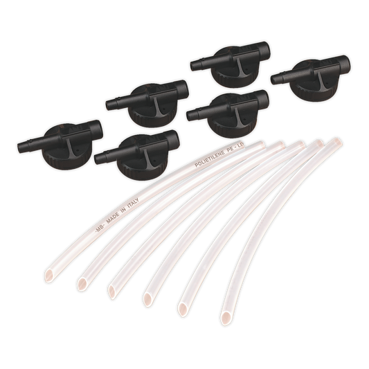 Sealey Disposable Heads & Tubes For Model SG14D Injector - Pack of 6 SG14D/ACC