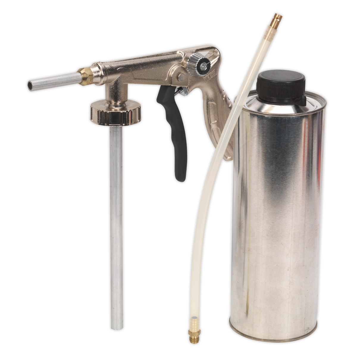 Sealey Underbody Coating Spray Set Air Operated Deluxe Model Silver SG16