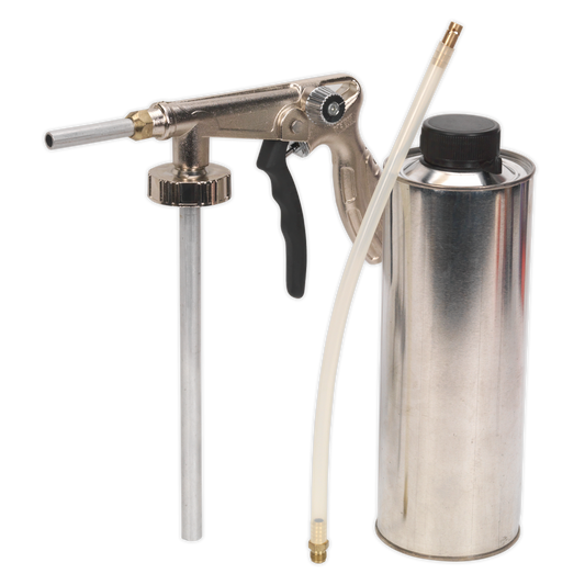 Sealey Underbody Coating Spray Set Air Operated Deluxe Model Silver SG16
