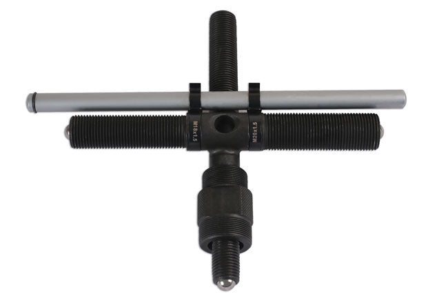 LASER 6352 Motorcycle Flywheel Puller Steel Combination Thread Extraction Tool