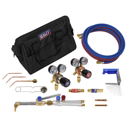 Sealey Oxy Acetylene Welding and Cutting Set With 5m Twin Gas Hose SGA10