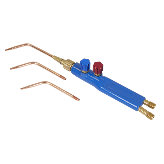 Sealey Oxy Acetylene Welding Torch Set Lightweight Copper Nozzles SGA20