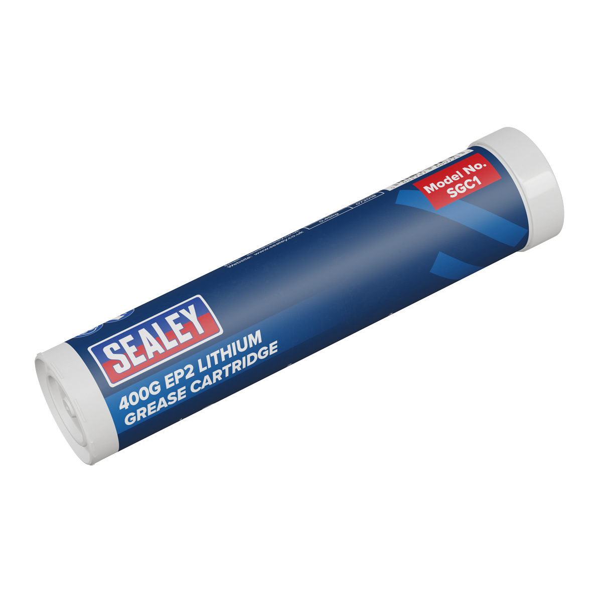 Sealey Multipurpose EP2 Lithium Grease Cartridge All Plunger Type Guns 400g SGC1