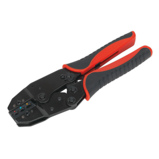Sealey Ratchet Crimping Tool All Steel Construction - Insulated Terminals AK385