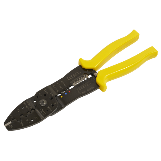 Sealey Crimping Tool Insulated/Non Insulated Terminals Steel Construction AK3851