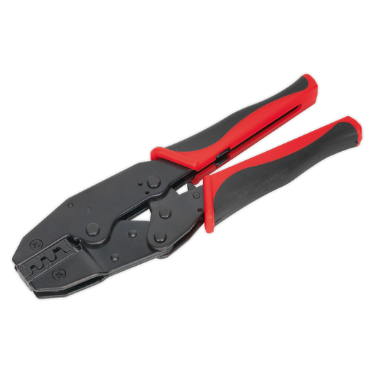 Sealey Ratchet Crimping Tool Non-Insulated Terminals Steel Construction AK3852
