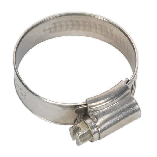 Sealey Hose Clips 10 Pieces Stainless Steel 25mm - 38mm 0.98" - 1.5" SHCSS1A