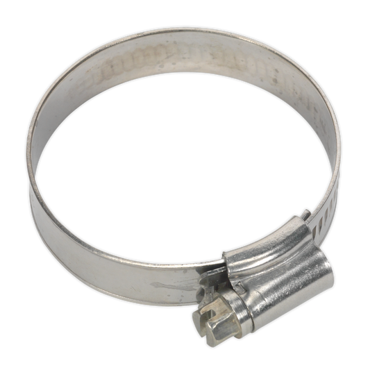 Sealey Hose Clips 10 Pieces Stainless Steel 35mm - 51mm 1.38" - 2.01" SHCSS1X