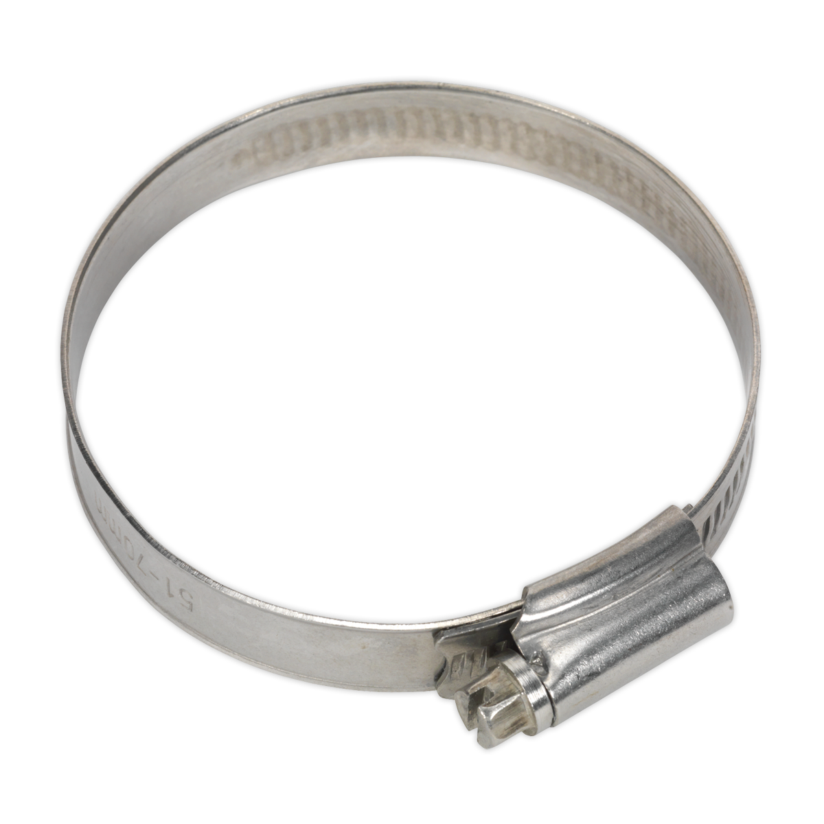 Sealey Hose Clips 10 Pieces Stainless Steel 51mm - 70mm 2.01" - 2.75" SHCSS2