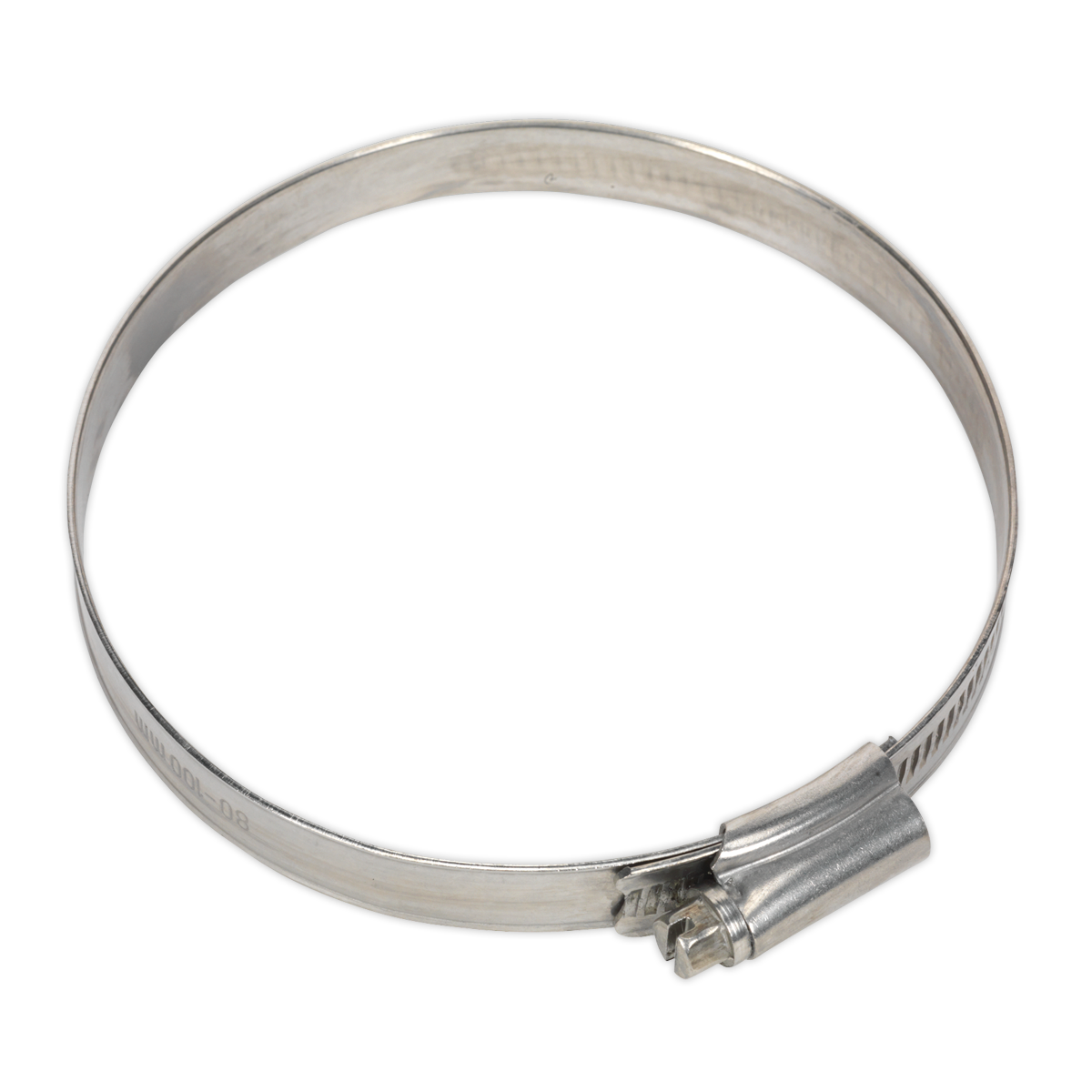 Sealey Hose Clips 5 Pieces Stainless Steel 80mm - 100mm 3.15" - 3.94" SHCSS4