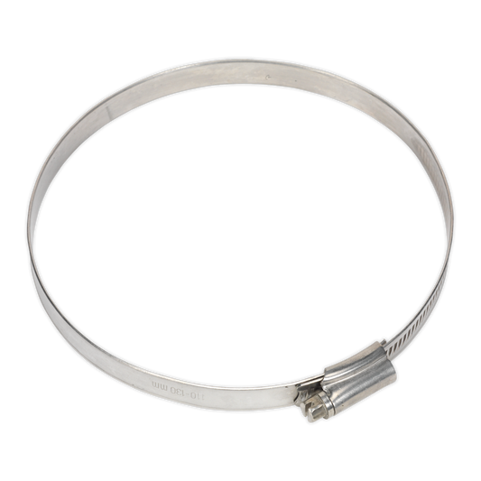 Sealey Hose Clips 5 Pieces Stainless Steel 110mm - 130mm 4.33" - 5.12" SHCSS5