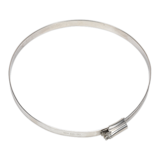 Sealey Hose Clips 5 Pieces Stainless Steel 150mm - 170mm 5.9" - 6.69" SHCSS7