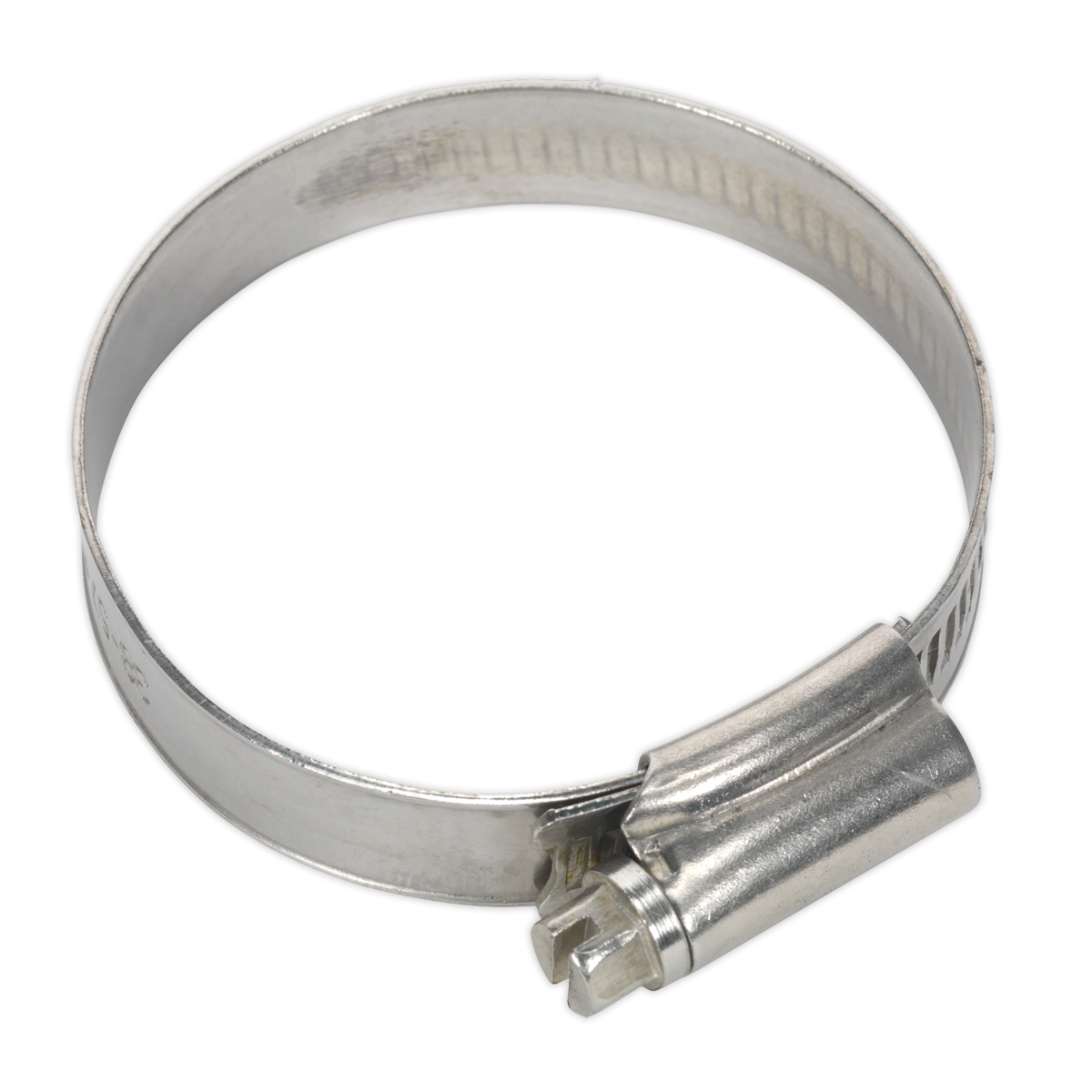Sealey Hose Clips 10 Pieces Stainless Steel 38mm - 57mm 1.5" - 2.24" SHCSSM