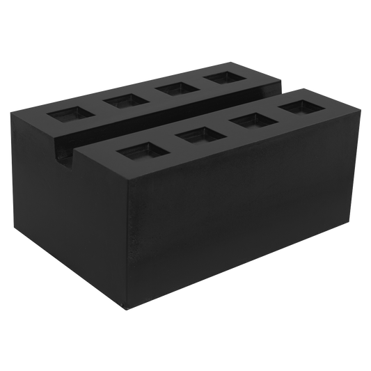 Viking Slotted Rubber Support Block For Viking Jacking Beams 80mm SJBEX.A03