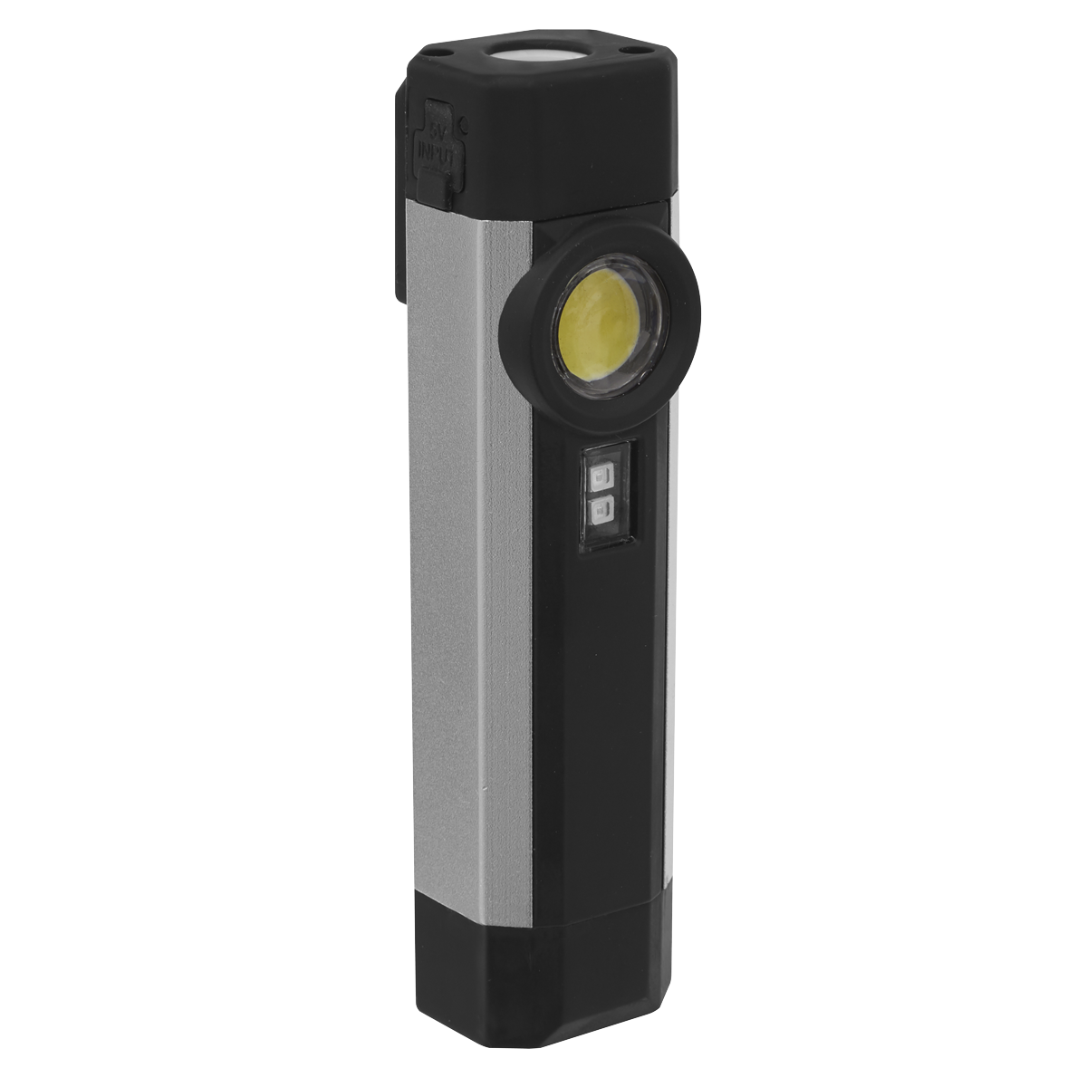 Sealey Rechargeable Aluminium Pocket Light 3W COB 1 SMD UV 3.7V 2200mAh LED220UV