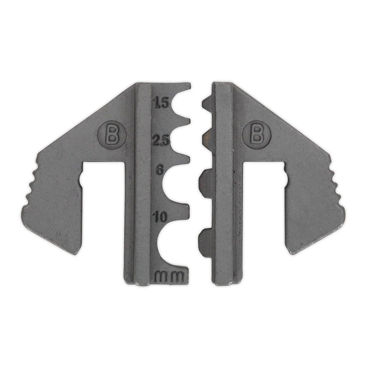 Sealey Non-Insulated Terminal Crimping Jaws Hardened & Tempered AK3858/B