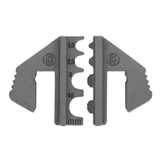 Sealey Non-Insulated Terminal Crimping Jaws Hardened & Tempered AK3858/B