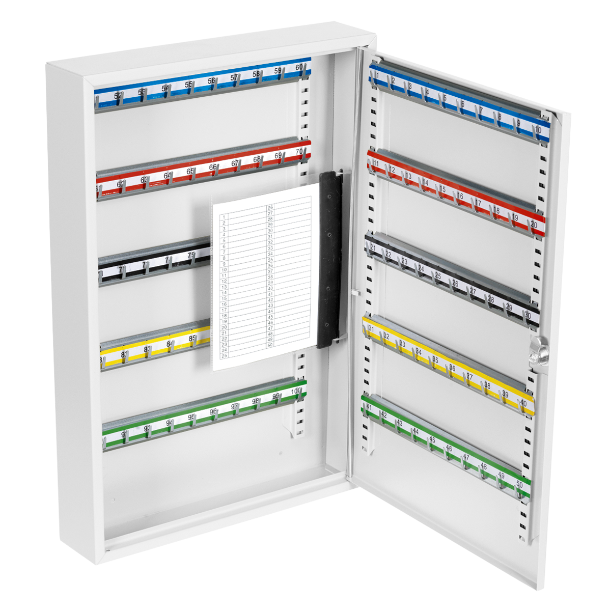 Sealey Key Cabinet 100 Key Capacity Numbered With Corrosion Resistance SKC100