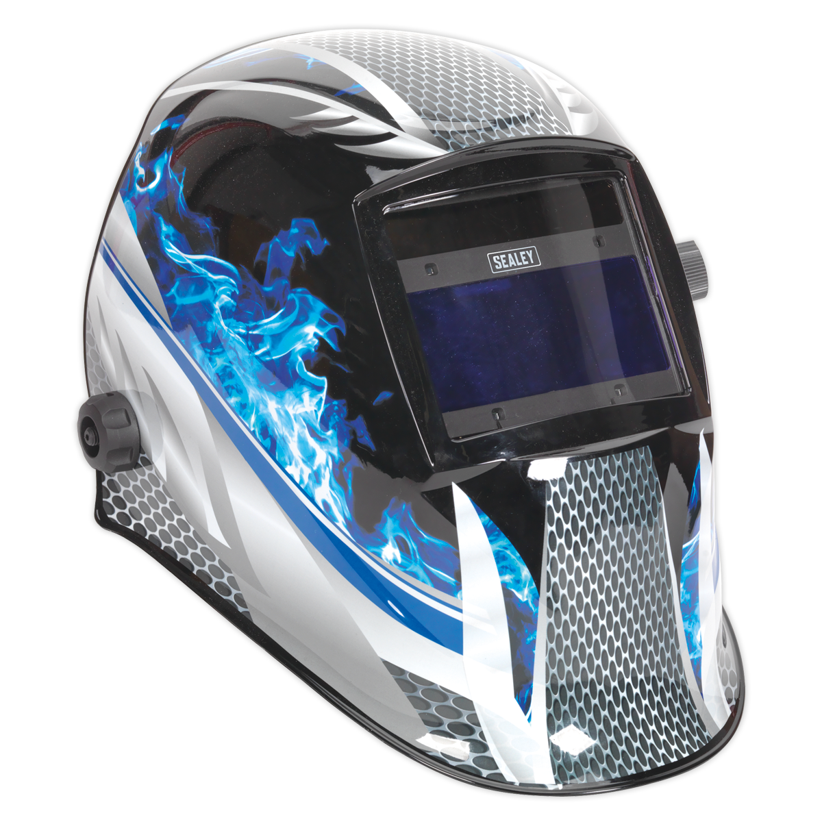 Sealey Auto Darkening Welding Protective Helmet - Shade 9-13 495g PWH601