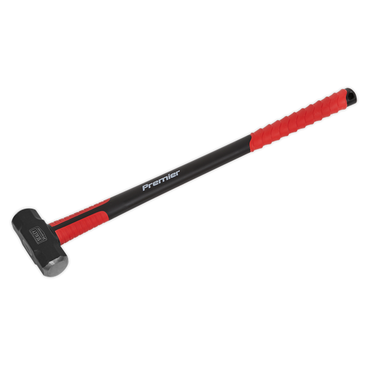 Sealey Sledge Hammer 7lb Fibreglass Shaft Heat Treated Red/Black SLHF071