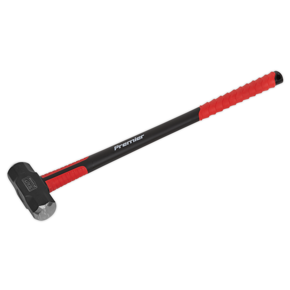 Sealey Sledge Hammer 10lb Fibreglass Shaft Heat Treated Red/Black SLHF101