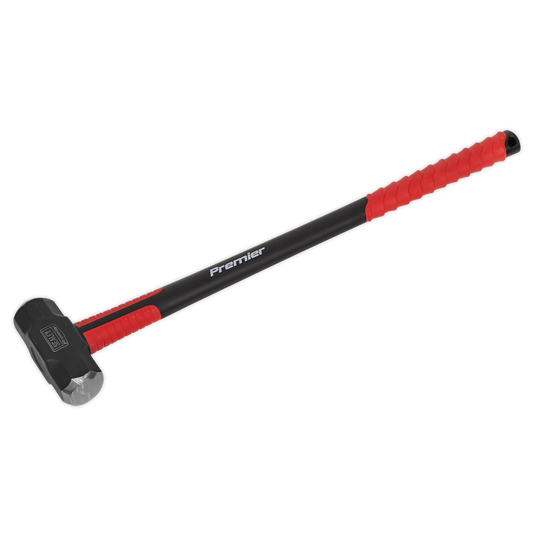 Sealey Sledge Hammer 10lb Fibreglass Shaft Heat Treated Red/Black SLHF101