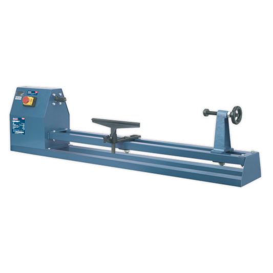 Sealey Wood Lathe With Four Turning Speed Options 1000mm 370W Blue SM1308