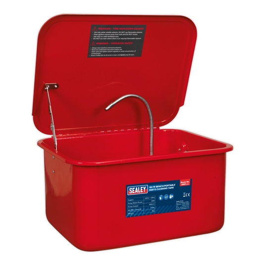 Sealey Parts Cleaning Tank Bench/Portable Removable Shelf Included SM21