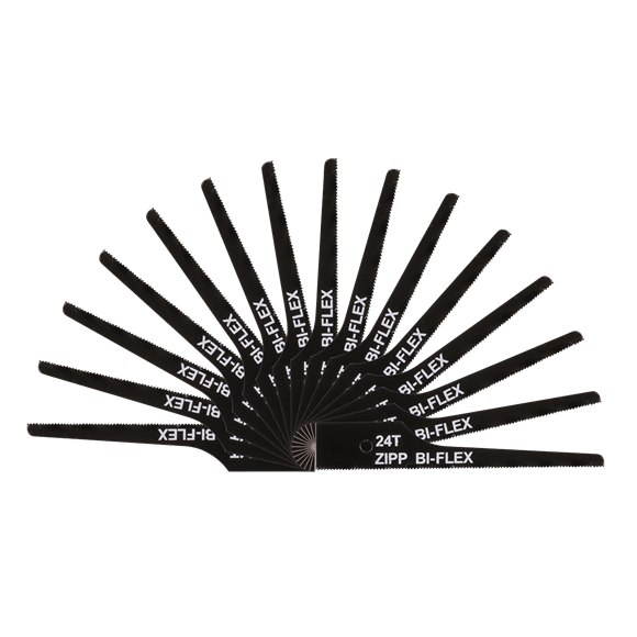 Sealey HSS Air Saw Blade Power Tool Accessory 24 TPI Pack of 15 Pcs SA345/B2415