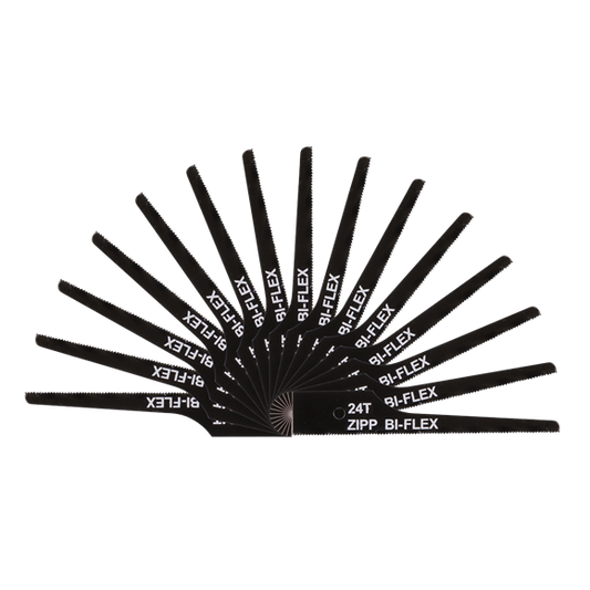 Sealey HSS Air Saw Blade Power Tool Accessory 24 TPI Pack of 15 Pcs SA345/B2415