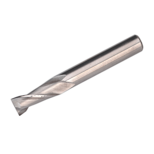Sealey HSS End Mill Ø8mm 2 Flutes For SM2502 Mini Drilling Machine SM2502EM08