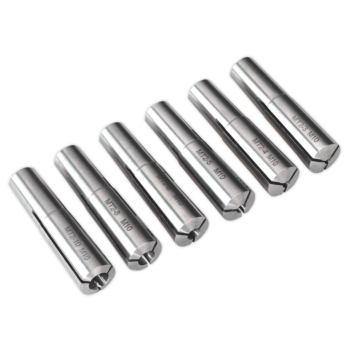 Sealey Collet Set For SM2503 Drilling Machine MT2-M10 Ø3-10mm SM2503CSET