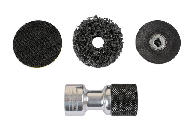 LASER 6401 Abrasive Adapter Set For Sandpaper 1/2" Drive Tool Kit Versatile